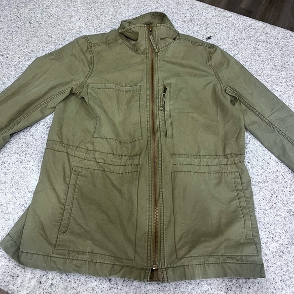 Madewell Olive Green Utility Jacket - Picture 4 of 9